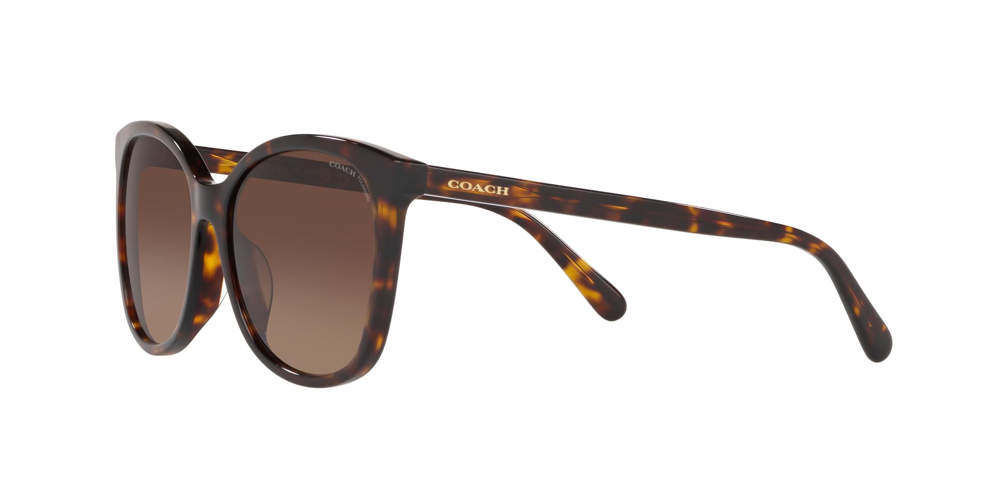 COACH Women's HC8271u Square Sunglasses - UV Protection, Polarized, Lightweight & Stylish for Outdoor, Driving, Beach & Fashion Accessories
