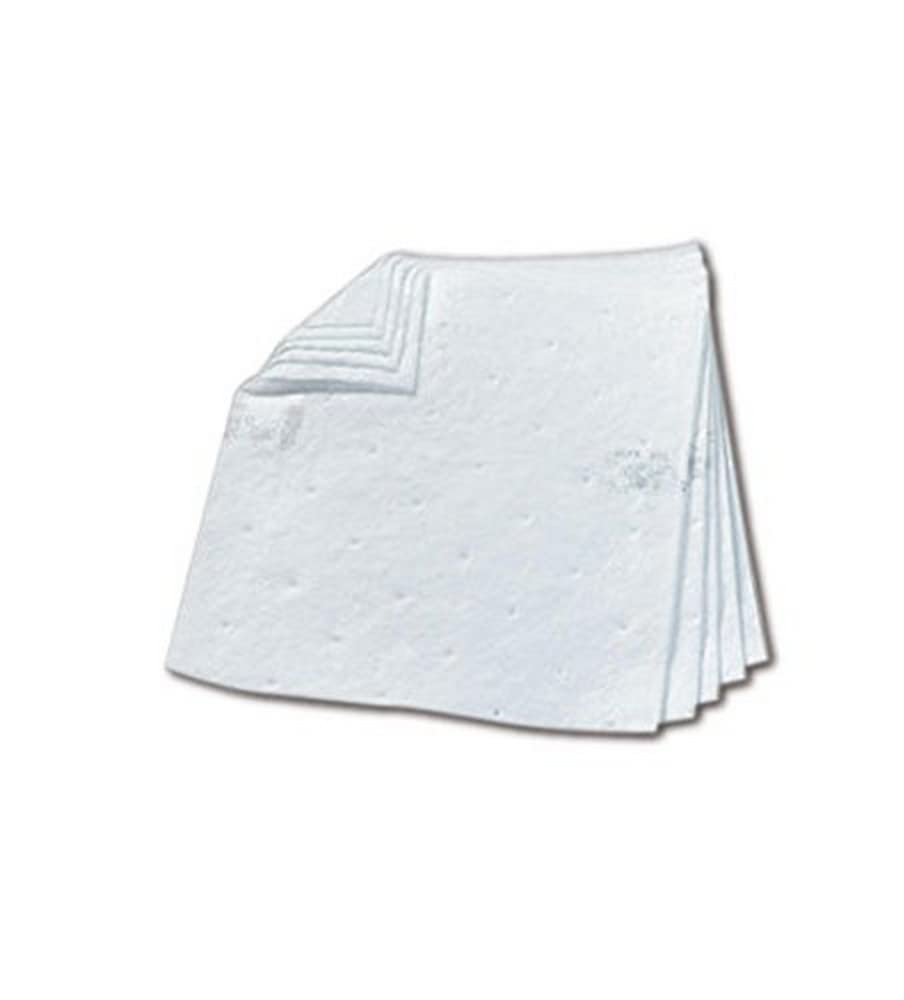 3M 50051138289916 Oil and Petroleum Sorbent Pads - Pack of 100 | Absorbent Spill Cleanup for Garages, Workshops & Industrial Use