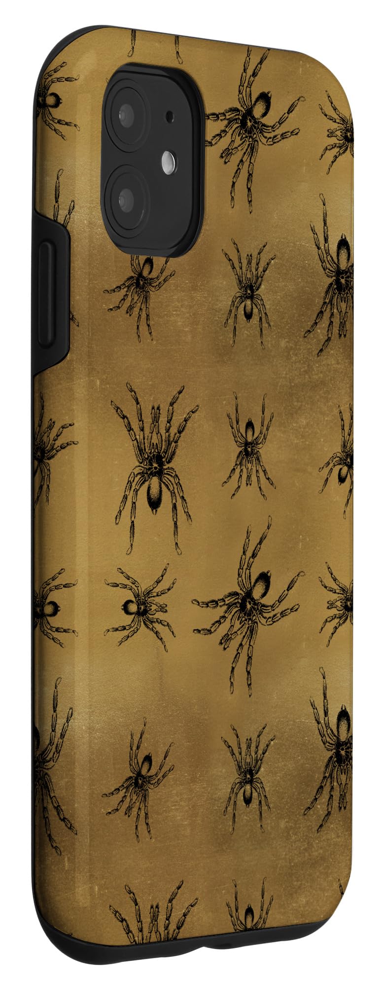 iPhone 11 Case with Creepy Black Spiders Pattern - Halloween Themed Protective Cover for iPhone 11 - Perfect for Halloween Parties, Cosplay & Spooky Events