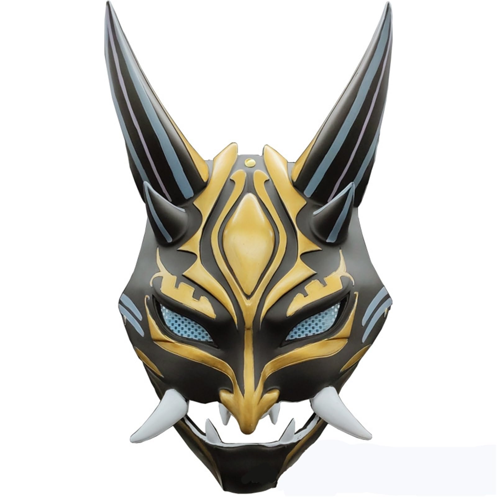Xiao Cosplay Mask - Genshin Impact Character Halloween Costume Accessory for Anime Fans, Carnival & Fancy Dress Party Props - Perfect Gift for Gamers & Cosplay Enthusiasts