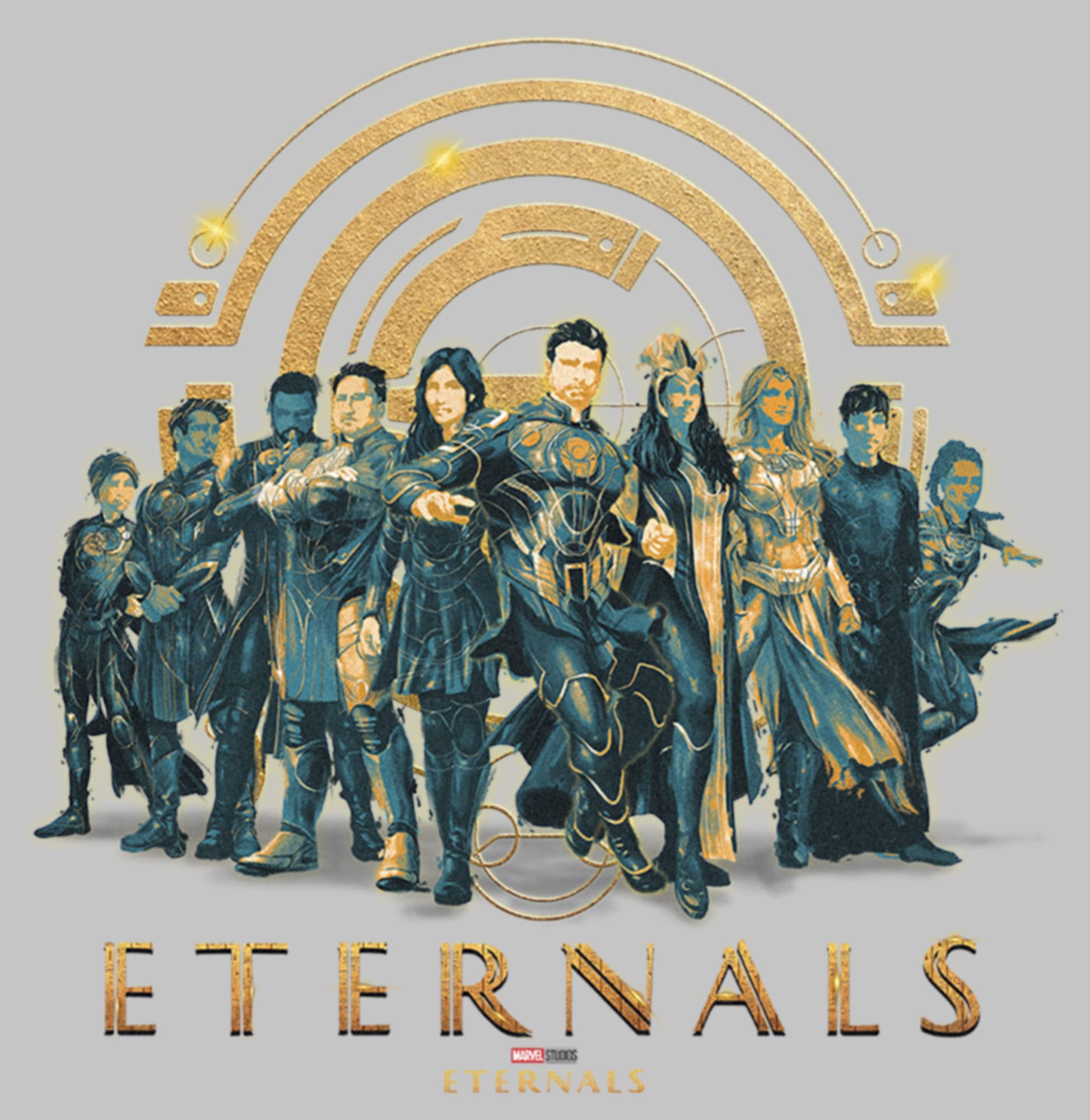 Marvel Eternals Graphic T-Shirt for Teens - Junior's Superhero Movie Tee - Perfect for Cosplay, Comic Con & Everyday Wear