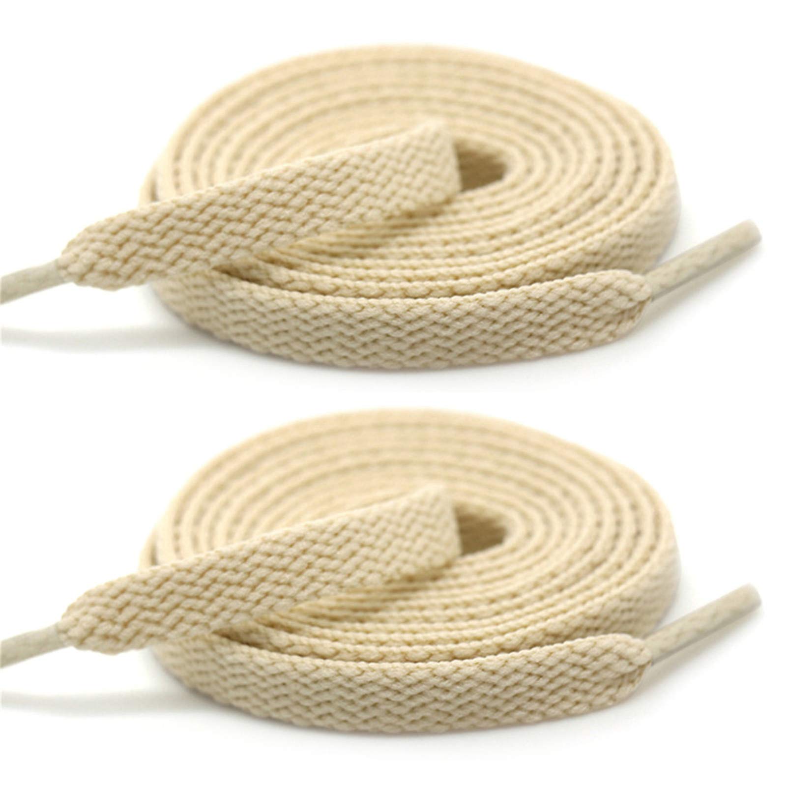 2 Pairs Colorful Flat Shoelaces for Sneakers, Boots & Skates - Durable Shoe Strings for Sports & Casual Wear - Perfect for Running, Hiking & Everyday Use
