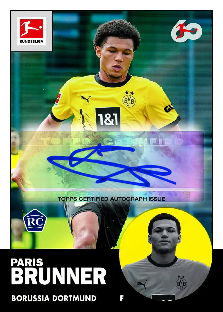 Topps Chrome Bundesliga 23/24 Hobby Box - 2023-2024 Soccer Trading Cards Collection - Perfect for Collectors, Investors & Fantasy League Fans