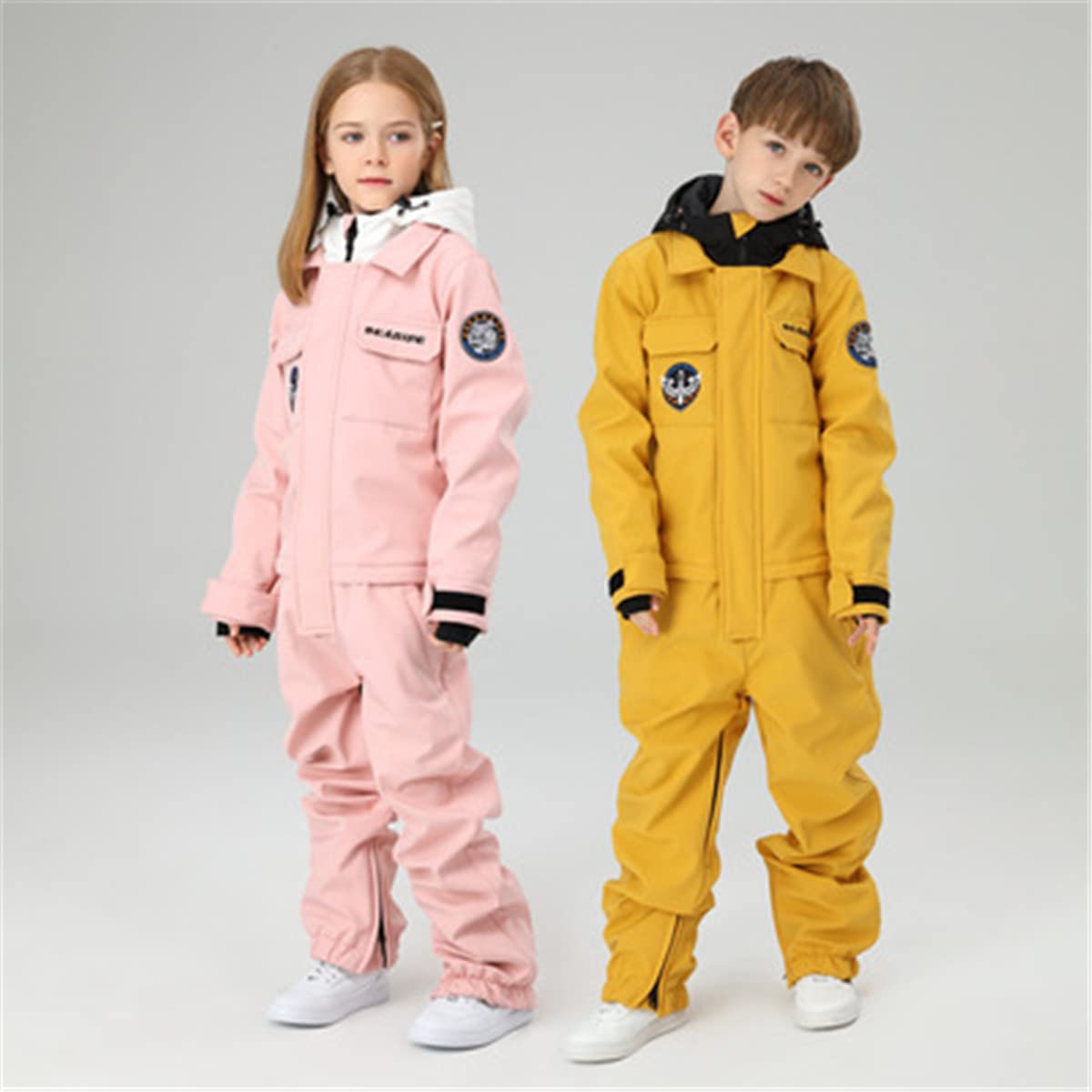 Kids Winter Snowsuits for Boys & Girls - Waterproof One-Piece Ski Suits, Warm Snowboarding Jumpsuits for Outdoor Snow Sports | Perfect for Skiing, Sledding & Winter Play