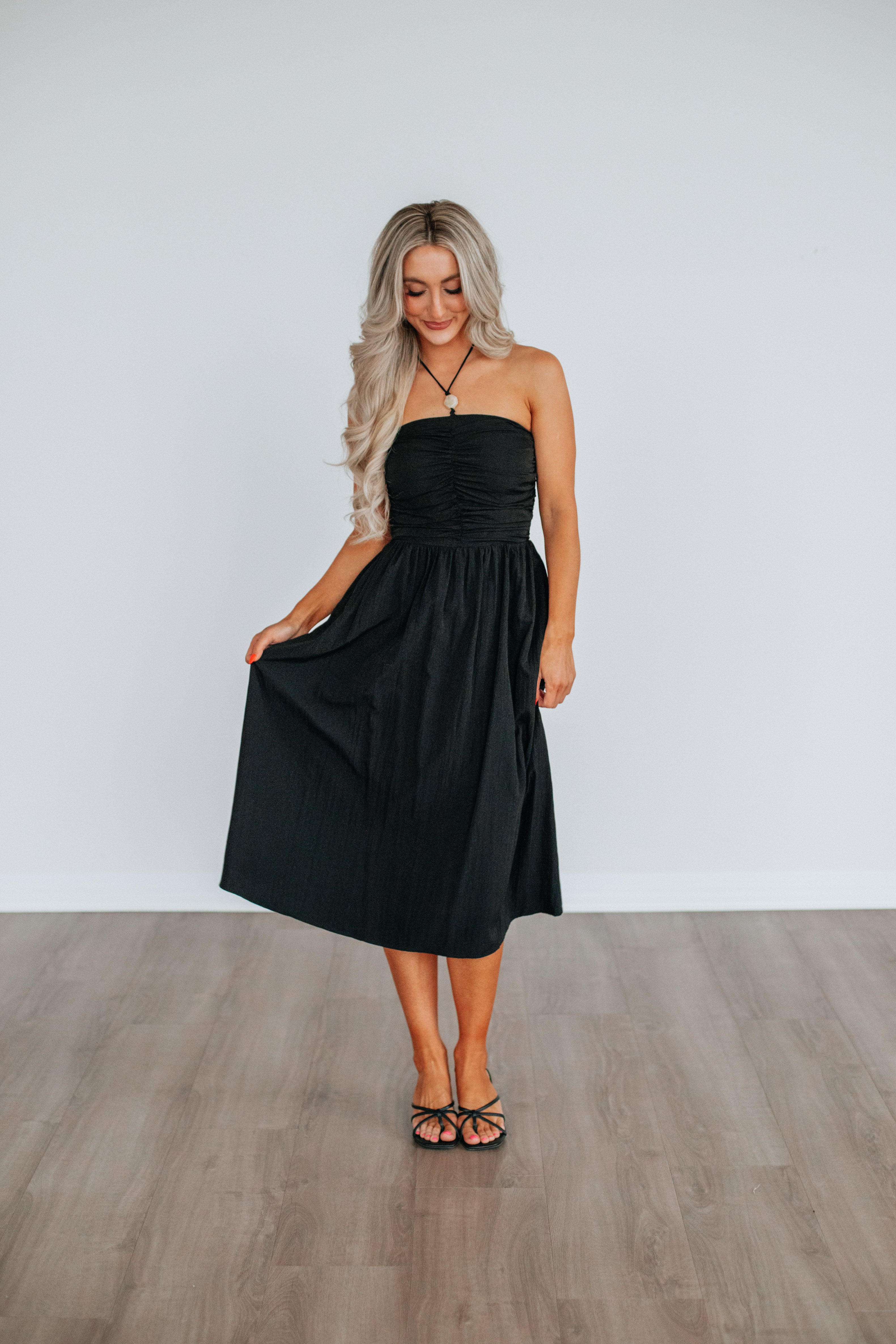 Alivea Women's Midi Dress - Flowy Summer Casual Dress with Pockets | Perfect for Beach, Vacation, and Everyday Wear