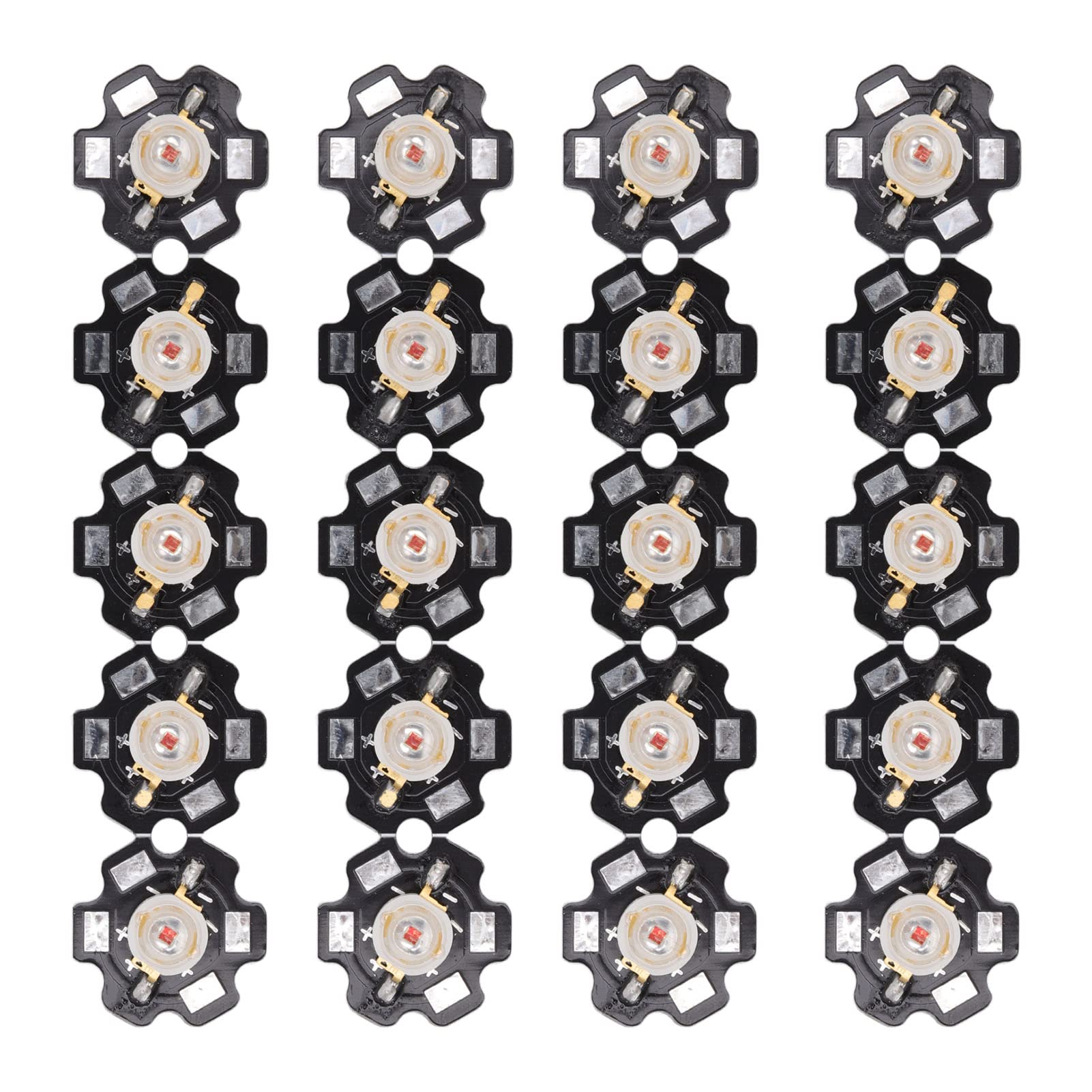 Sazao 20-Pack High Heat Dissipation Aluminum LED Chip Beads for Landscape Lighting - Perfect for Garden, Pathway, and Outdoor Decoration