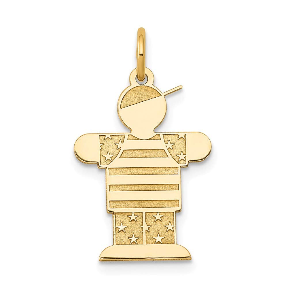 Roy Rose Jewelry 14K Yellow Gold Charm Pendant for Women - Elegant Necklace Gift for Birthday, Anniversary & Valentine's Day - Perfect for Everyday Wear & Special Occasions