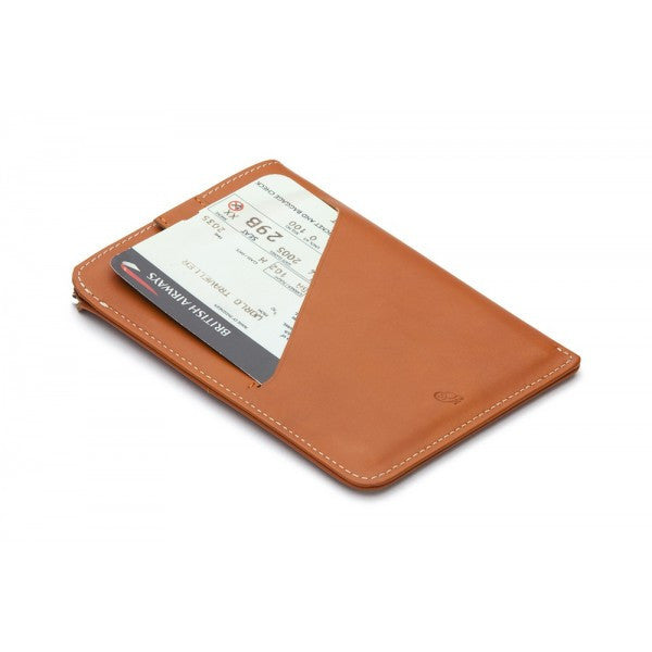 Bellroy Premium Leather Passport Sleeve Wallet - RFID Blocking Travel Organizer for Men & Women | Perfect for Airports, Business Trips & International Travel