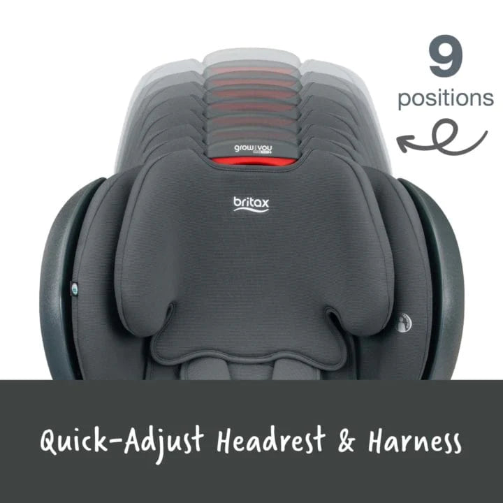 Britax Grow With You ClickTight Plus Convertible Car Seat - Safe & Comfortable for Infants to Toddlers - Perfect for Family Travel and Daily Commutes