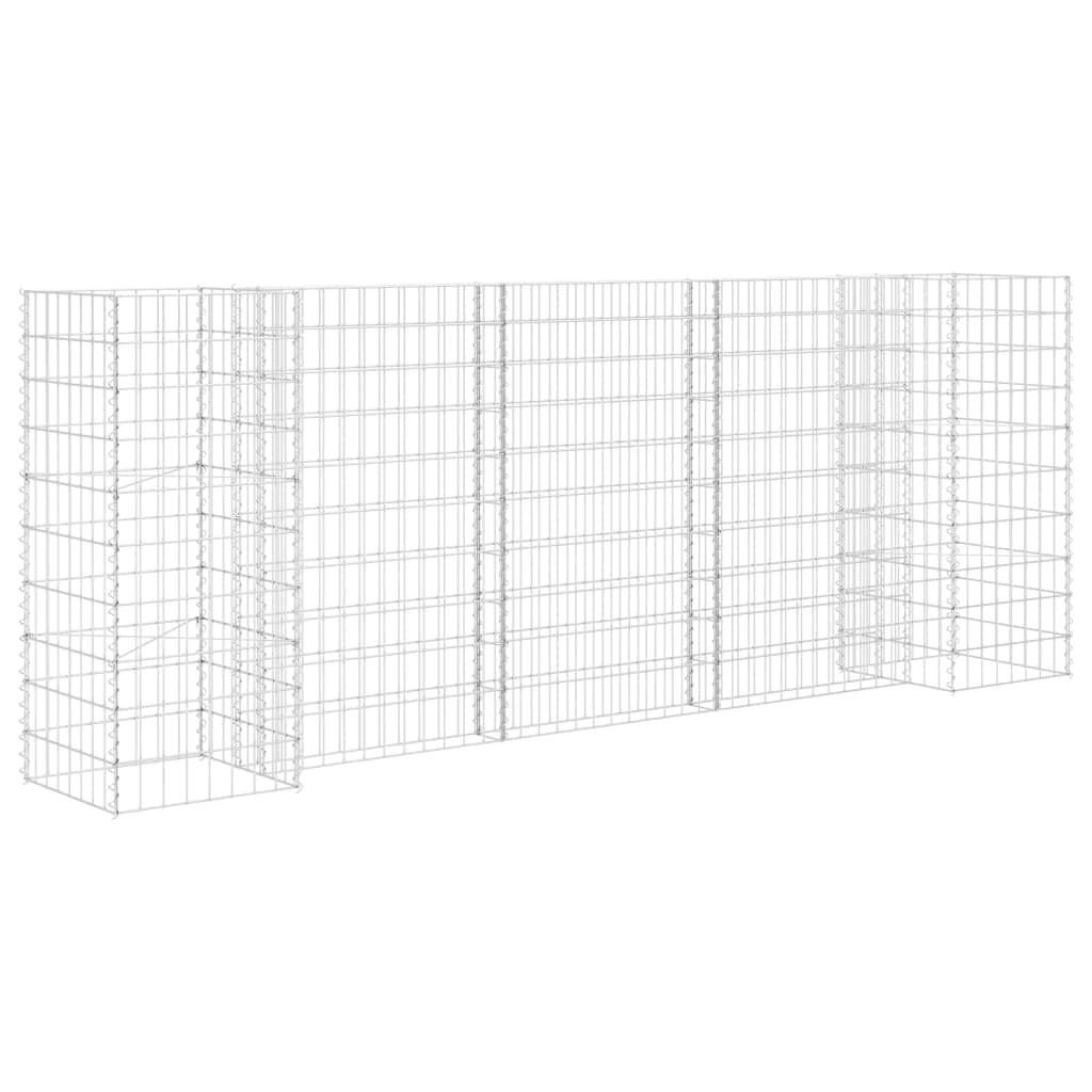 SKM H-Shaped Gabion Planter - Heavy Duty Steel Wire Mesh (223.6