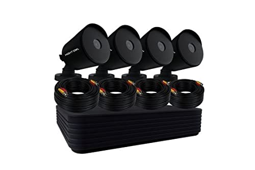 WMBF-2VDP81-4 1080P HD Wired Security Camera System for Home & Business Surveillance - Indoor/Outdoor Use for Monitoring, Theft Prevention & Property Protection