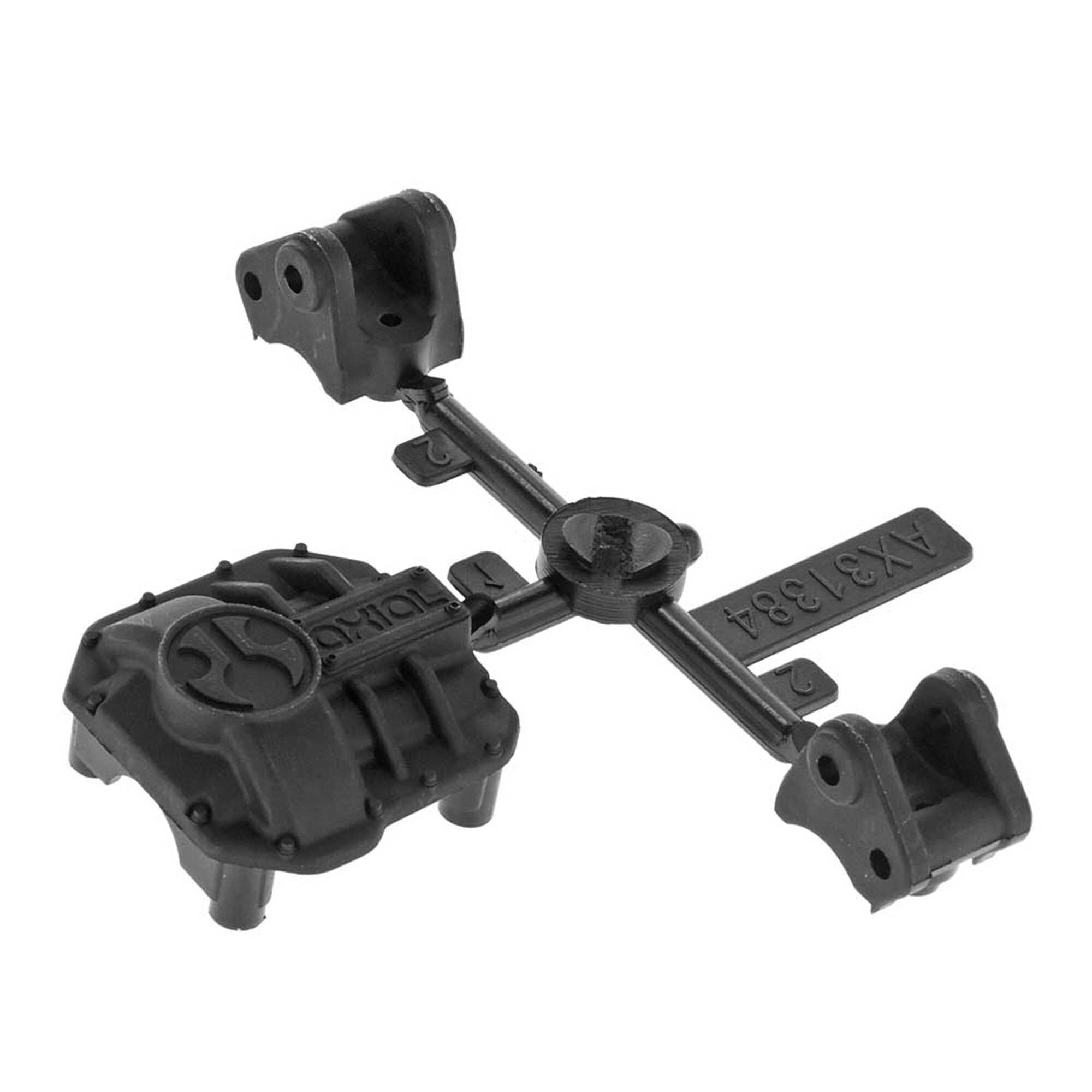 AR44 Differential Cover & Link Mounts - Heavy Duty Black Steel for Off-Road Trucks & Jeeps - Perfect for Rock Crawling & Trail Riding