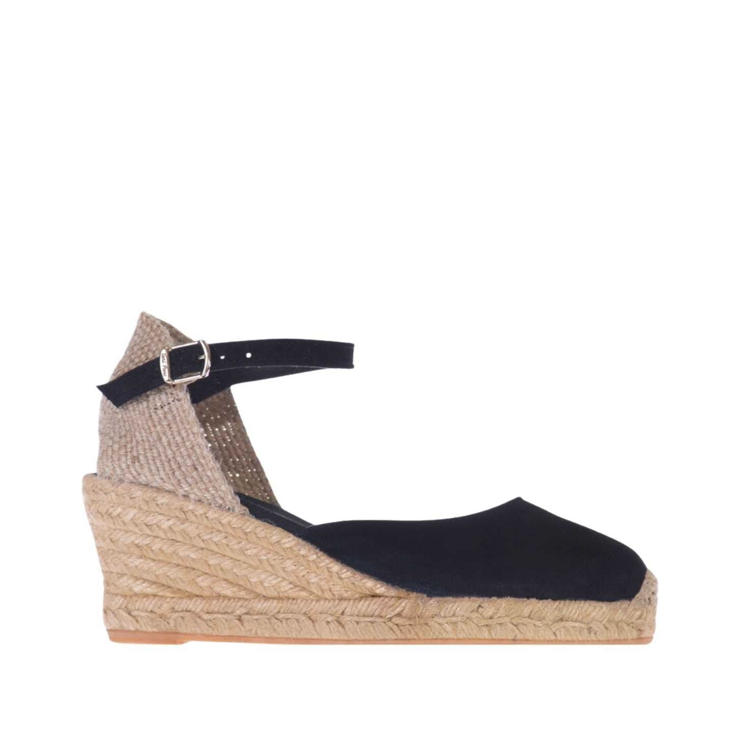 Lloret 5 Women's Suede Leather Wedge Espadrilles - Comfortable Casual Shoes for Summer Outings & Beach Vacations