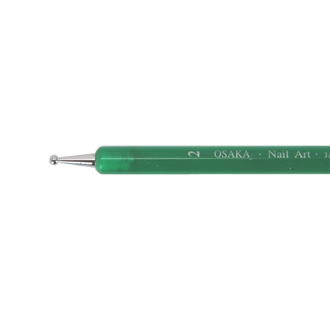 Professional Double-Sided Dotting & Marbling Nail Art Tool with Green Marble Handle - Perfect for Salon, Home Manicures & Nail Design DIY (Osaka Japan Inspired)