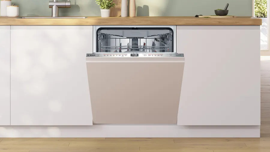 Bosch Series 6 60cm Built-In Dishwasher SMV6HCX01A - Energy Efficient, Ultra Quiet 44dB - Perfect for Kitchens, Apartments & Small Homes