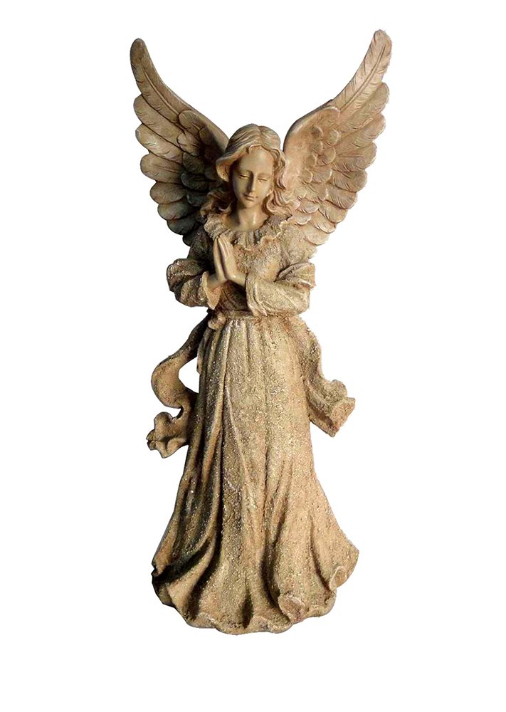 Praying Angel Statue - Elegant Home Decor for Living Room, Bedroom & Garden - Perfect Gift for Christmas, Weddings & Spiritual Spaces