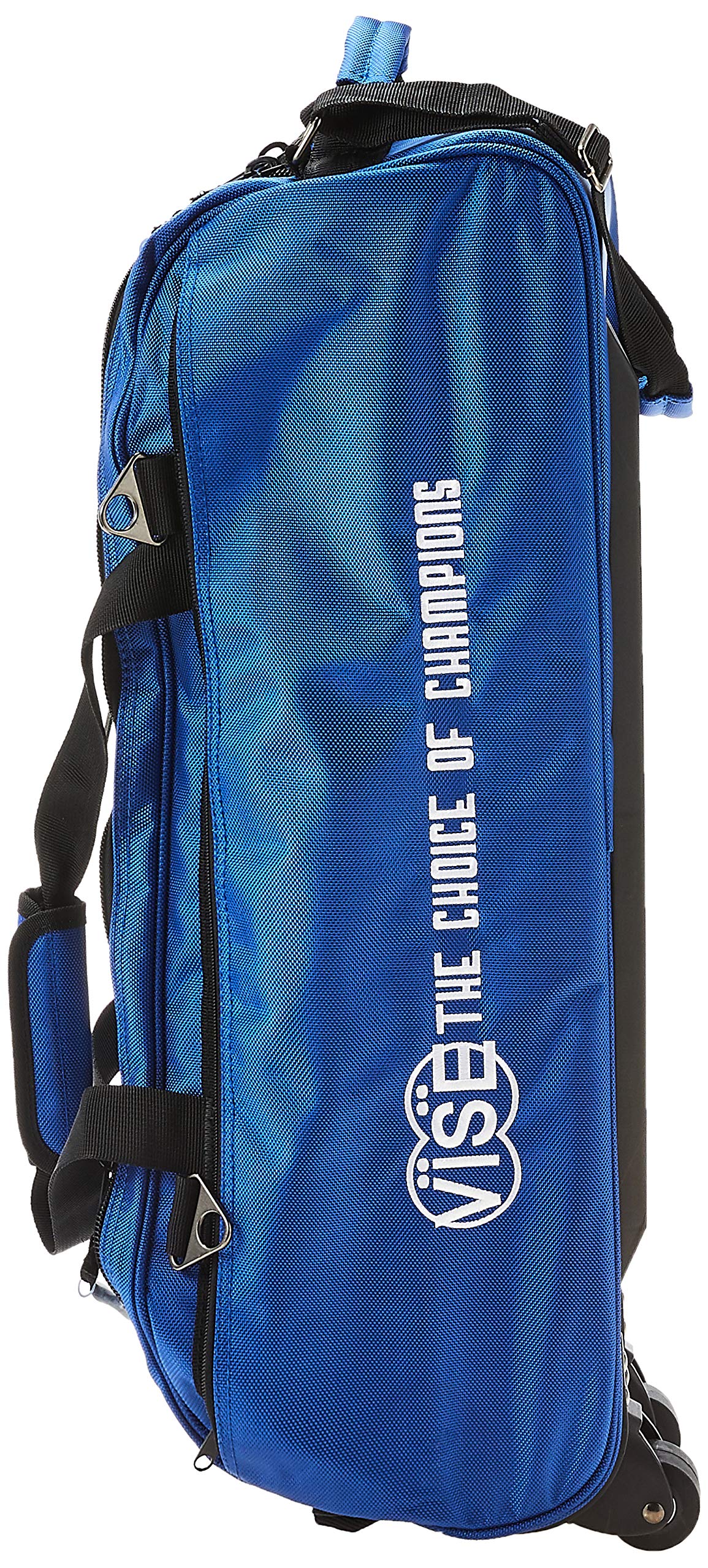 Premium 3-Ball Bowling Tote Bag with Wheels - Durable Rolling Bowling Ball Carrier for League Play & Practice - Perfect for Men & Women Bowlers