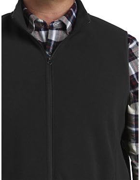 DXL Big + Tall Essentials Men's Full-Zip Polar Fleece Vest for Winter Outdoor Activities - Warm & Comfortable Big and Tall Fleece Vest for Hiking, Camping, and Casual Wear
