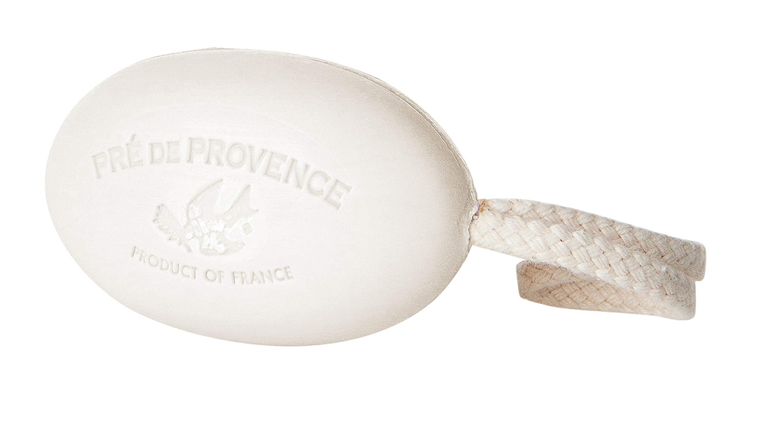 Pre de Provence Soap On a Rope - Natural Sea Salt Exfoliating Bar Soap, 200g for Men & Women | Perfect for Shower, Bath & Travel