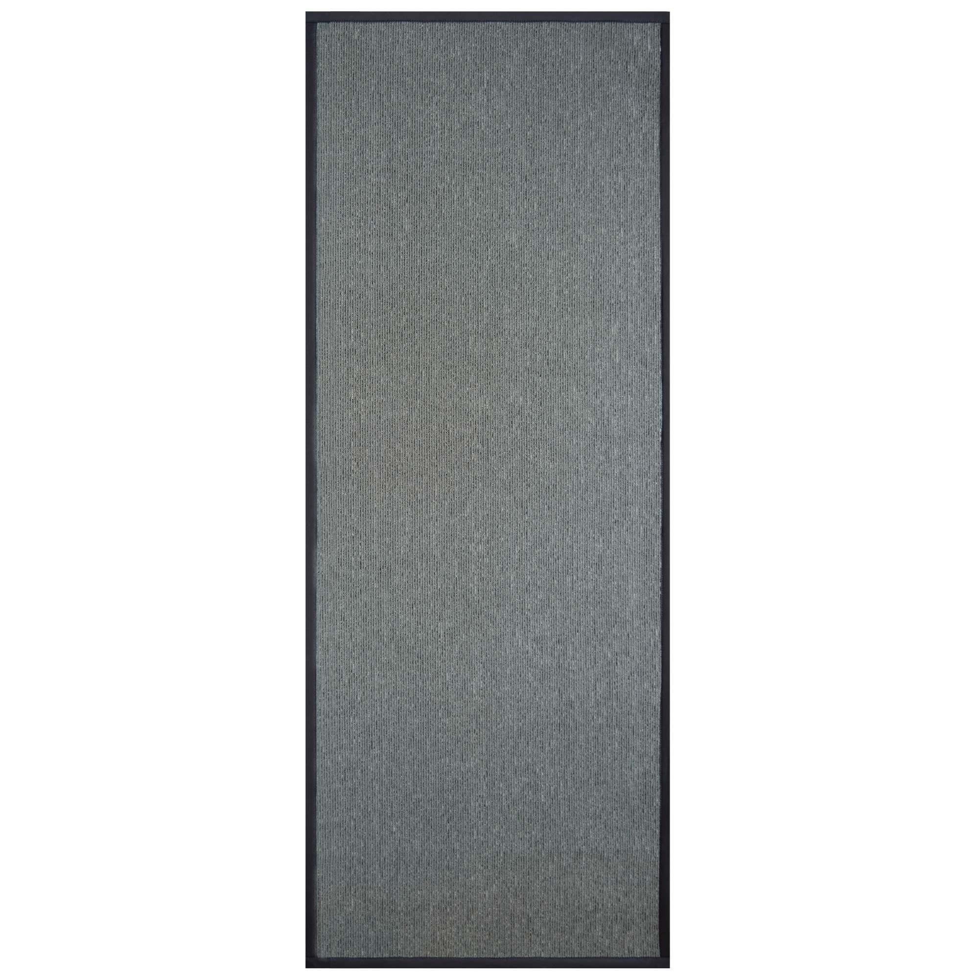 Premium Synthetic Sisal Runner Rug - Softer & More Durable Than Natural Sisal, Stain Resistant & Easy to Clean - Graphite Color 28.5