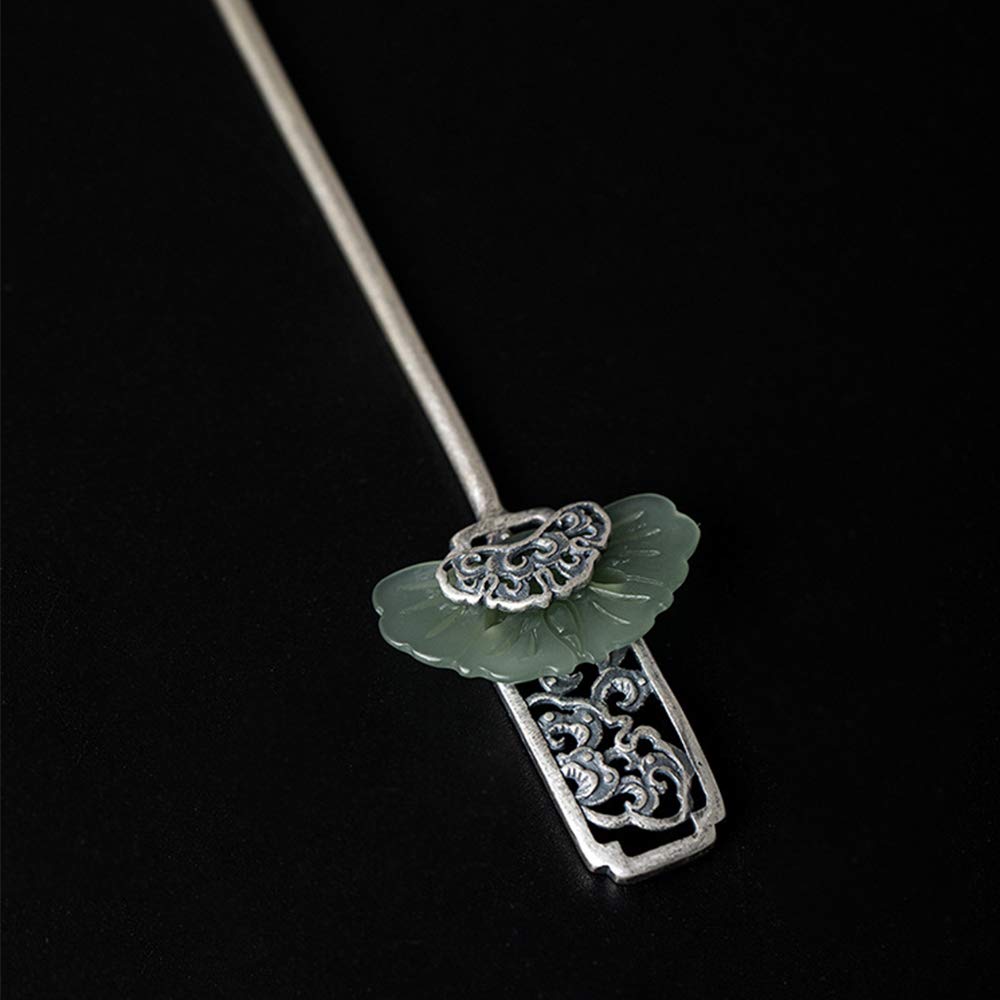 Handmade Vintage Silver Hair Sticks for Women - Retro Hairpins with Gift Box - Perfect for Weddings, Parties & Everyday Hairstyling