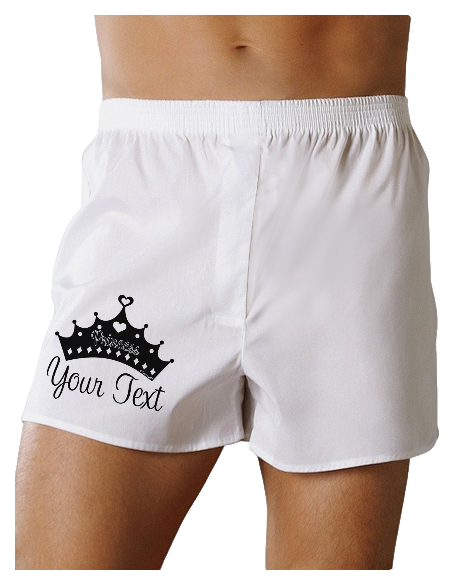Personalized Princess Name Boxer Shorts for Women - Custom Gift for Her - Perfect for Birthdays, Valentine's Day & Special Occasions