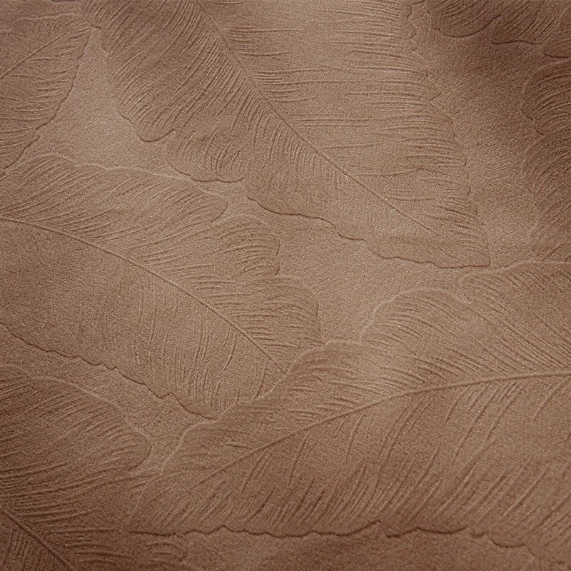 Luxury Velvet Leaf Embossed Blackout Curtains for Bedroom - Custom Room Darkening Drapes for Living Room, Nursery & Home Decor