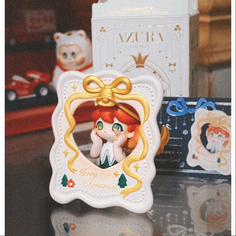 AZURA Warm Christmas Series Secret Blessings Greeting Card (1/144) - Perfect for Holiday Wishes, Gift Exchanges & Festive Decorations
