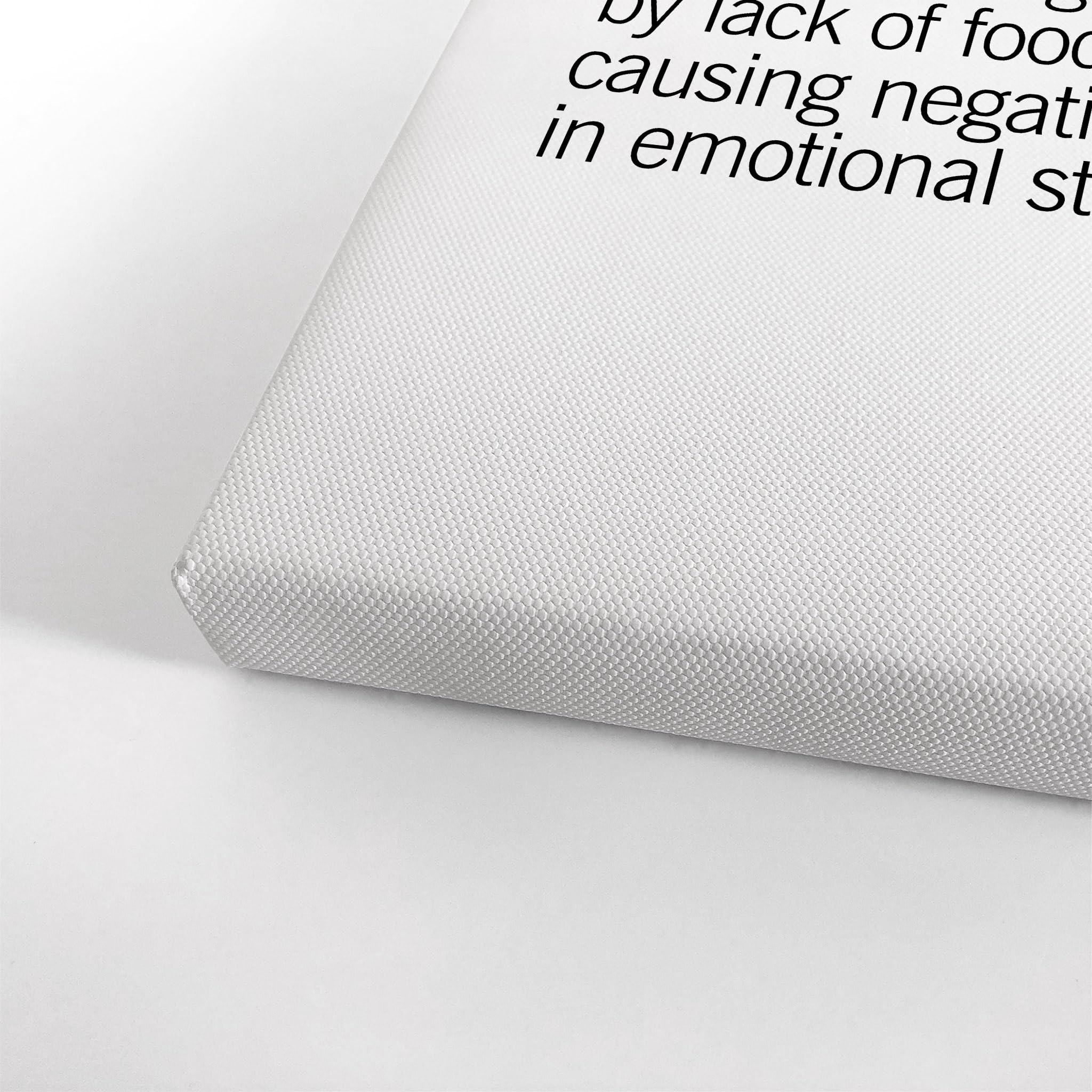 Funny Hangry Definition Canvas Wall Art Print - 40x30 Inch Kitchen Decor for Restaurant, Cafe & Farmhouse Dining Room - Modern Housewarming Gift Ready to Hang | Perfect for Food Lovers & Humor Gifts