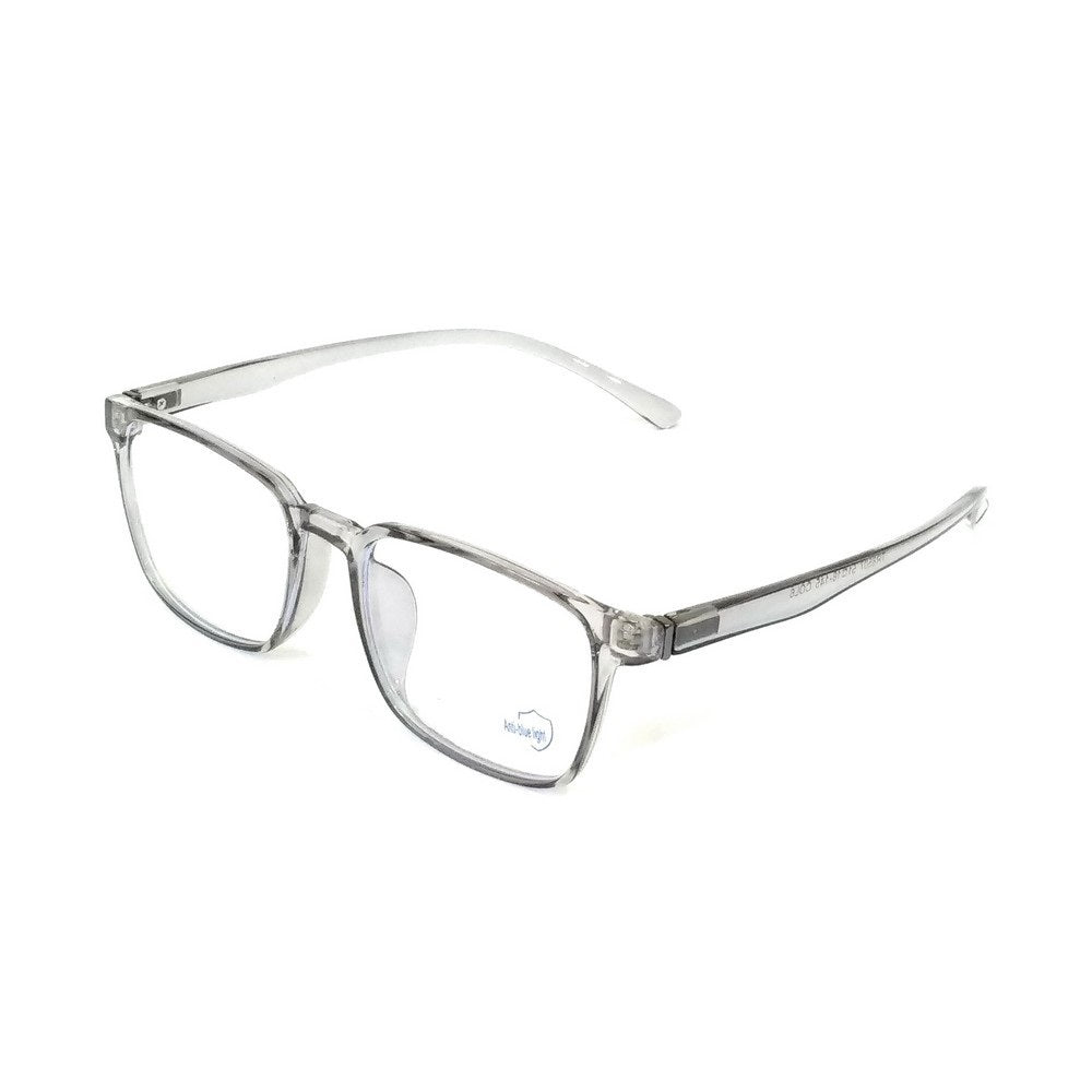Clear Gray Rectangle Progressive Multifocal Reading Glasses for Men & Women - Computer, Reading & Distance Vision - Lightweight Comfortable Eyewear for Office, Home & Daily Use