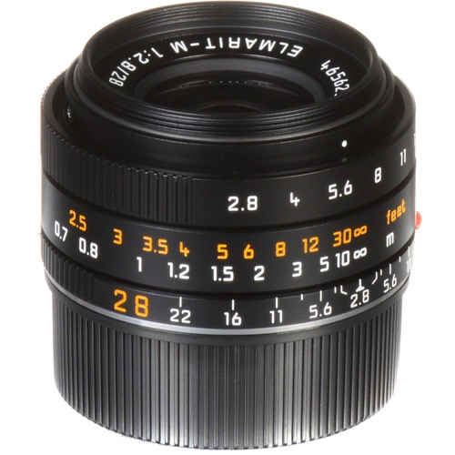 Leica Elmarit M 28mm f/2.8 ASPH Lens for Leica M Mount Cameras - High-Performance Wide-Angle Prime Lens for Street Photography & Travel