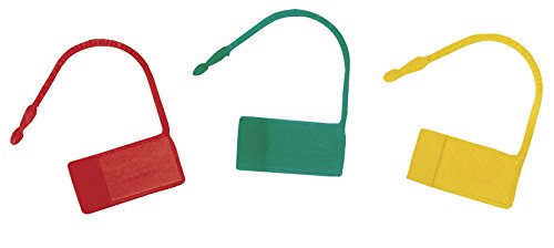Omnimed 484108-Y Safety Control Seals Without Numbers - Pack of 100 Yellow Tamper Proof Seals for Medical, Pharmacy, and Laboratory Use
