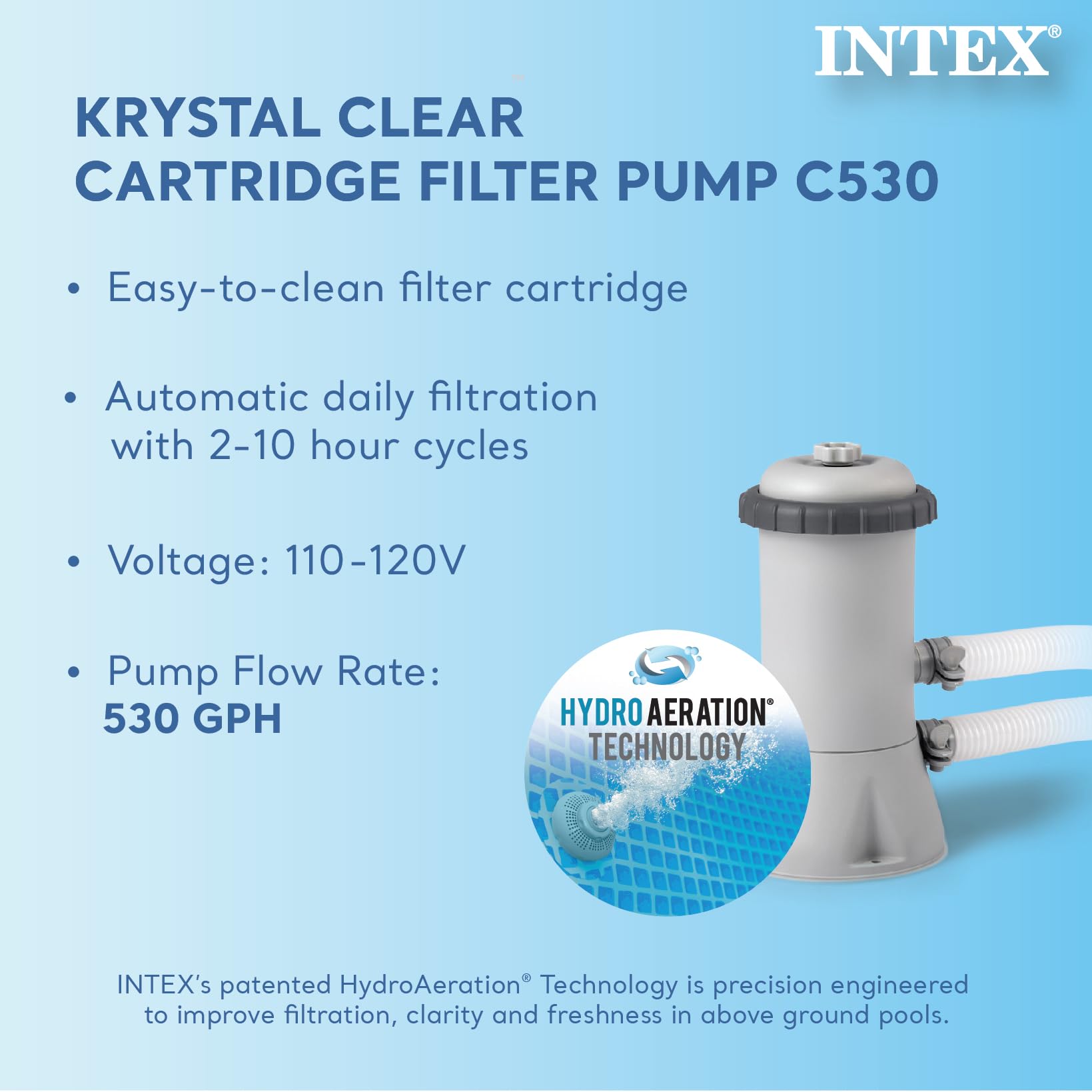 INTEX 28279EH 14ft x 33in Above Ground Rectangular Swimming Pool Set with 530 GPH Filter Pump | Super Tough & Puncture Resistant | Rust Proof | 1883 Gallon Capacity | Perfect for Backyard, Family Gatherings & Summer Fun