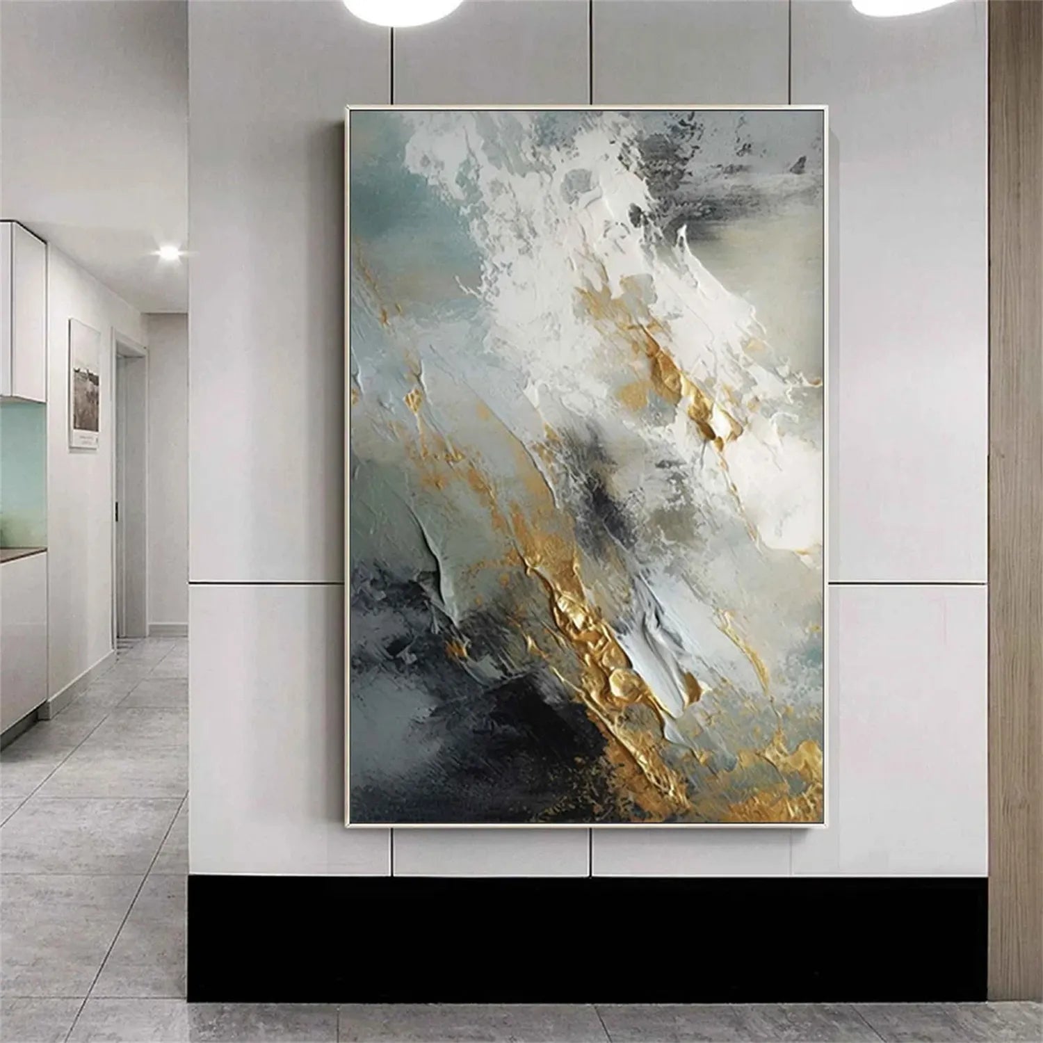 Abstract Painting #AB 175 - Modern Wall Art for Home & Office Decor | Large Canvas Artwork for Living Room, Bedroom, or Workspace