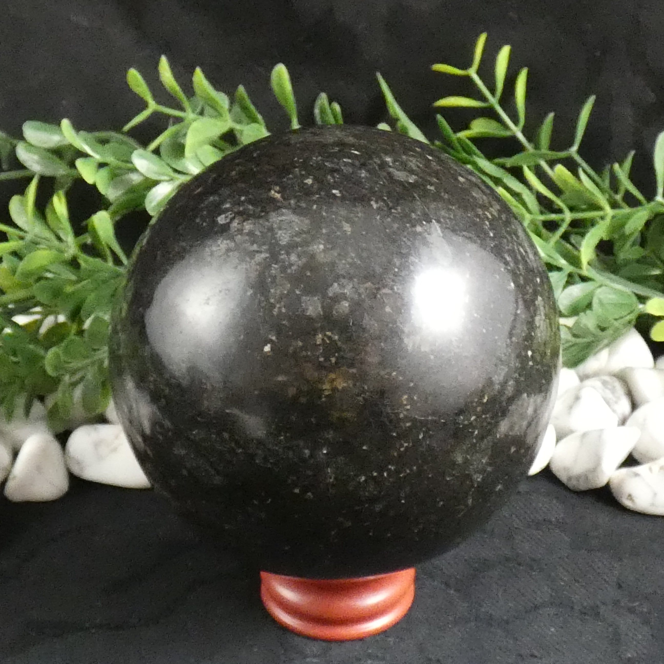 Premium 70mm Coppernite Sphere - Handmade Copper Decorative Ball for Home Decor, Office Display, Feng Shui, and Meditation Accessories