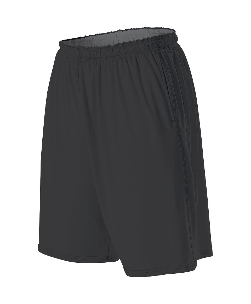 Alleson Athletic Men's Training Shorts with Pockets - Lightweight, Breathable Workout Shorts for Gym, Running & Sports