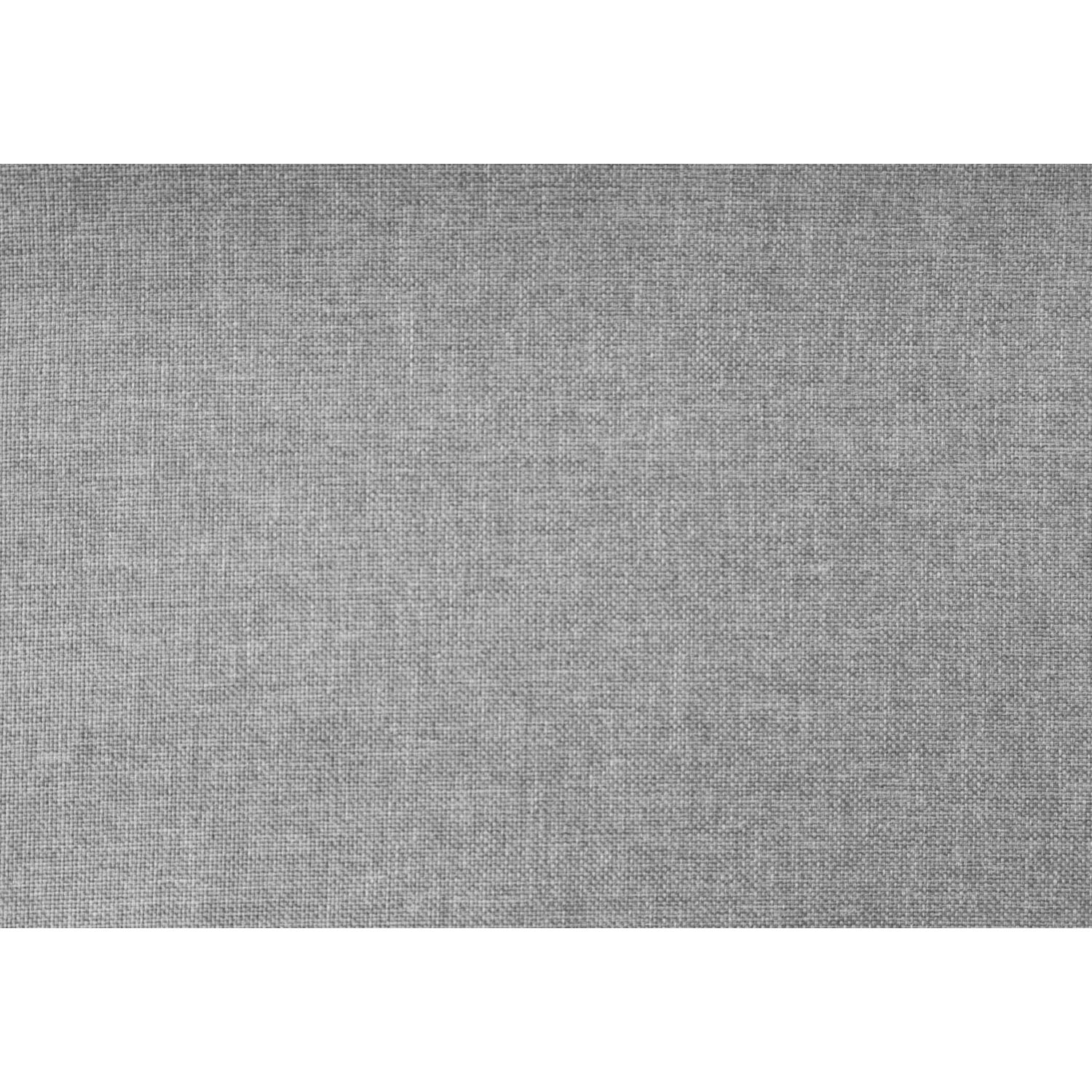Monarch Specialties I 6003Q Upholstered Queen Size Headboard - Grey Linen Look Transitional Style Bedroom Furniture for Master Bedroom & Guest Room Decor