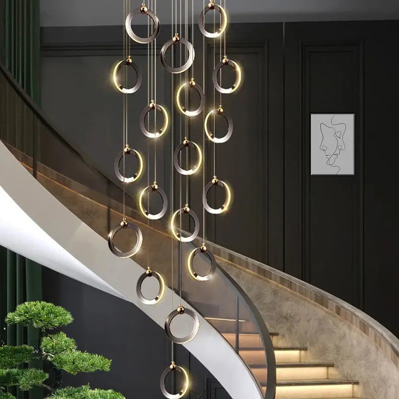 Extra Large Chandeliers for High Ceilings - Elegant Crystal Ceiling Lights for Grand Entryways, Dining Rooms & Luxury Living Spaces