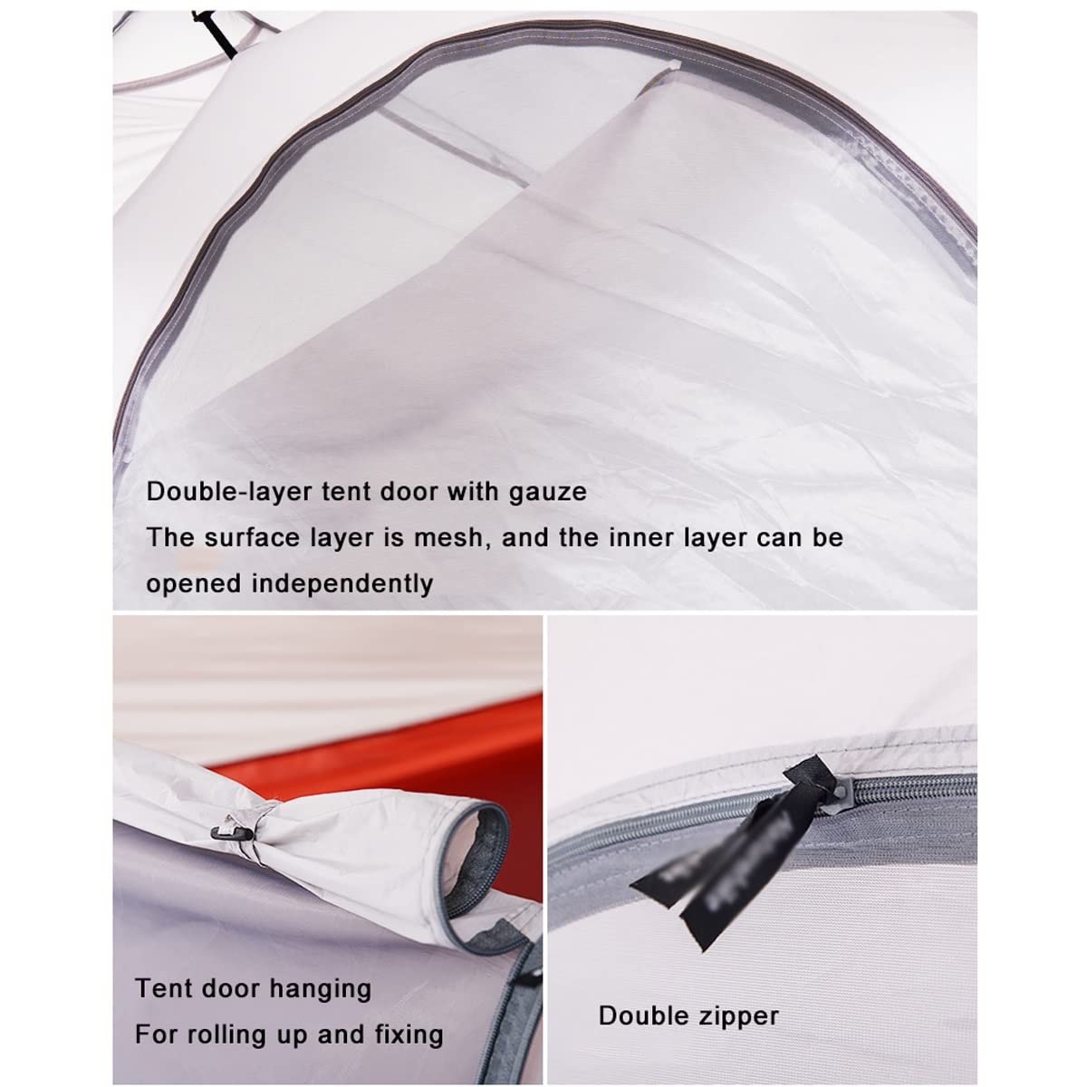 SEFAX 3-Person Camping Tent - Lightweight Portable Family Tent with Windproof Fabric, Easy Setup for Camping, Hiking, Backpacking & Outdoor Adventures | Perfect for Family Trips, Weekend Getaways and Wilderness Exploration