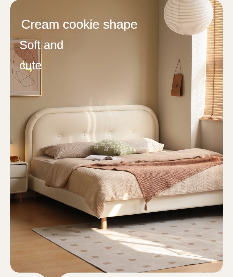 Premium Organic Leather Fabric - Ultra Soft & Luxurious Bed Cover for Comfortable Sleep - Perfect for Master Bedrooms, Guest Rooms & Cozy Home Decor