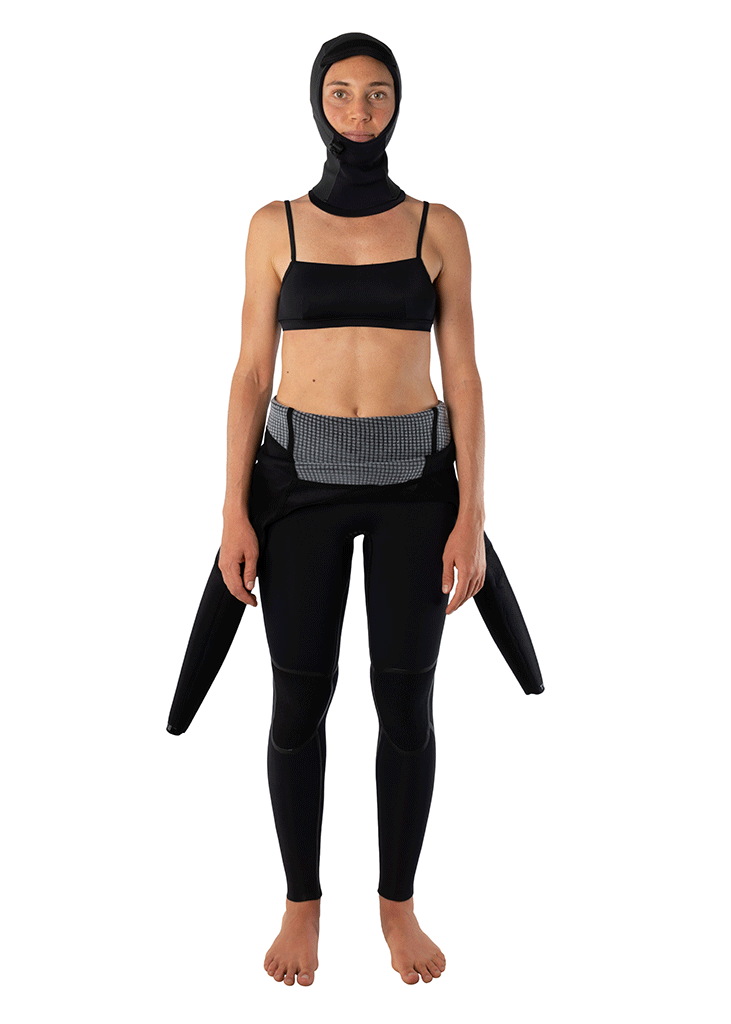2mm Women's Wetsuit Balaclava - Neoprene Hood for Surfing, Diving & Cold Water Sports - Full Face Coverage for Warmth & Protection