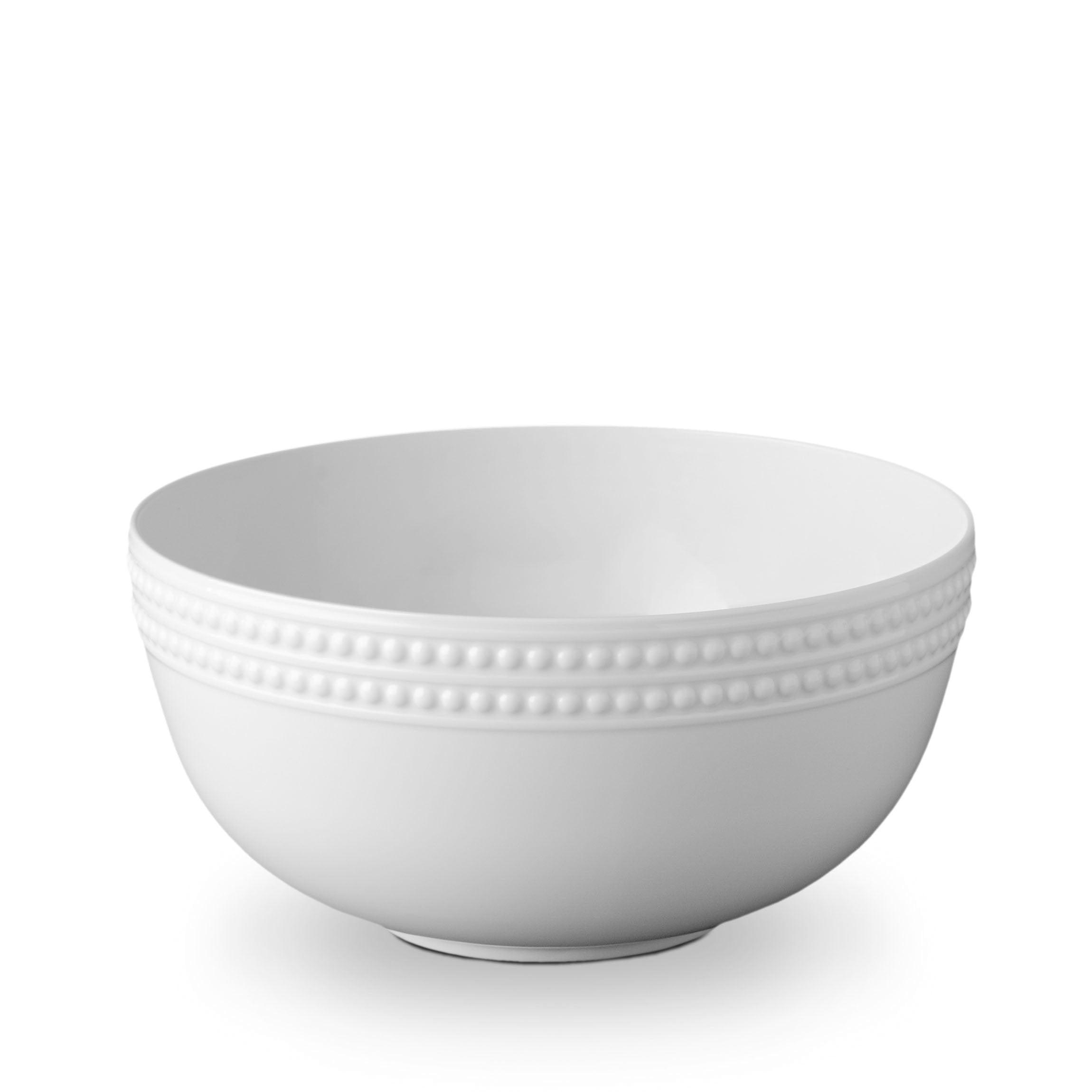 Perlée Serving Bowl - Elegant Porcelain Serving Dish for Salads, Pasta, Fruits - Perfect for Dinner Parties, Entertaining & Holiday Gatherings
