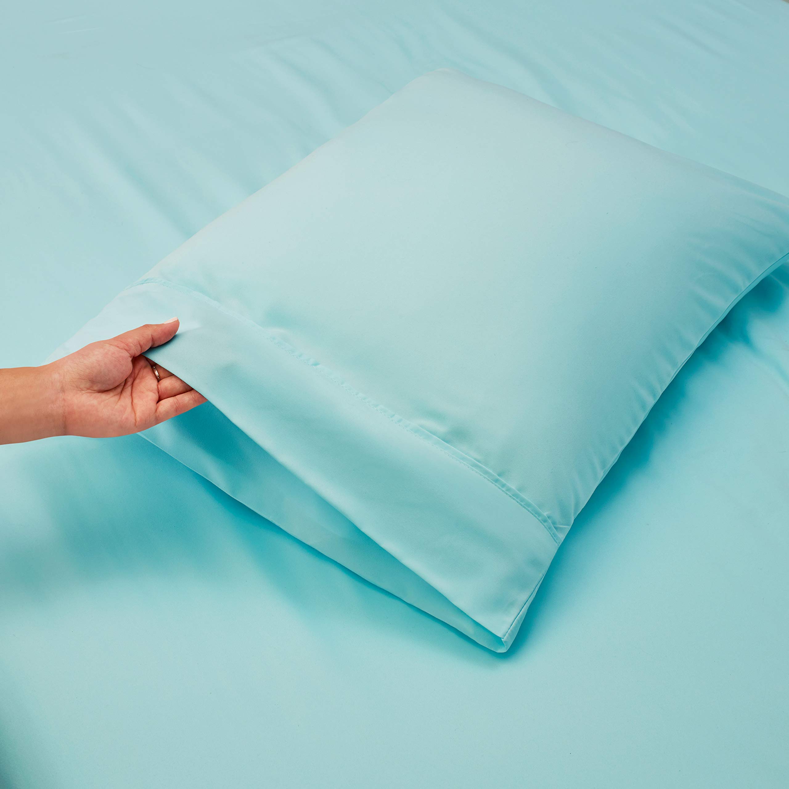 Luxury 100% Cotton 800 Thread Count Twin Size Sheet Set - 4 Piece Hotel Quality Bedding with 18
