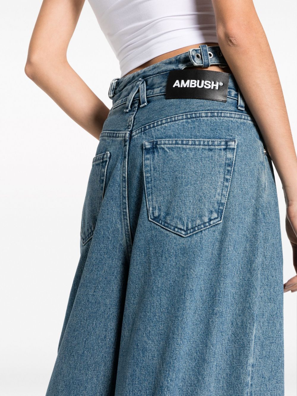 Ambush Blue Jeans for Women & Men - High-Quality Denim Pants for Casual Wear & Street Style Fashion