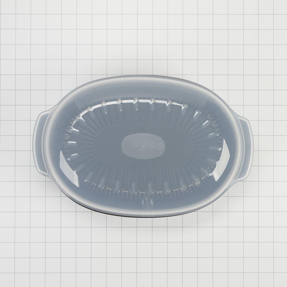 Amana 8205262RB Microwave Steamer - BPA-Free Plastic Vegetable & Food Steamer for Healthy Cooking | Perfect for Meal Prep, Reheating, and Quick Healthy Meals