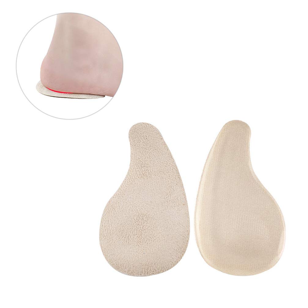 EXCEART 2 Pairs Orthopedic Heel Support Insoles for Osteoarthritis Relief - Massage & Heel Correction Inserts for Bow Legs & Foot Pain - Cushioned Shoe Insoles for Men & Women - Perfect for Running, Walking & Daily Comfort