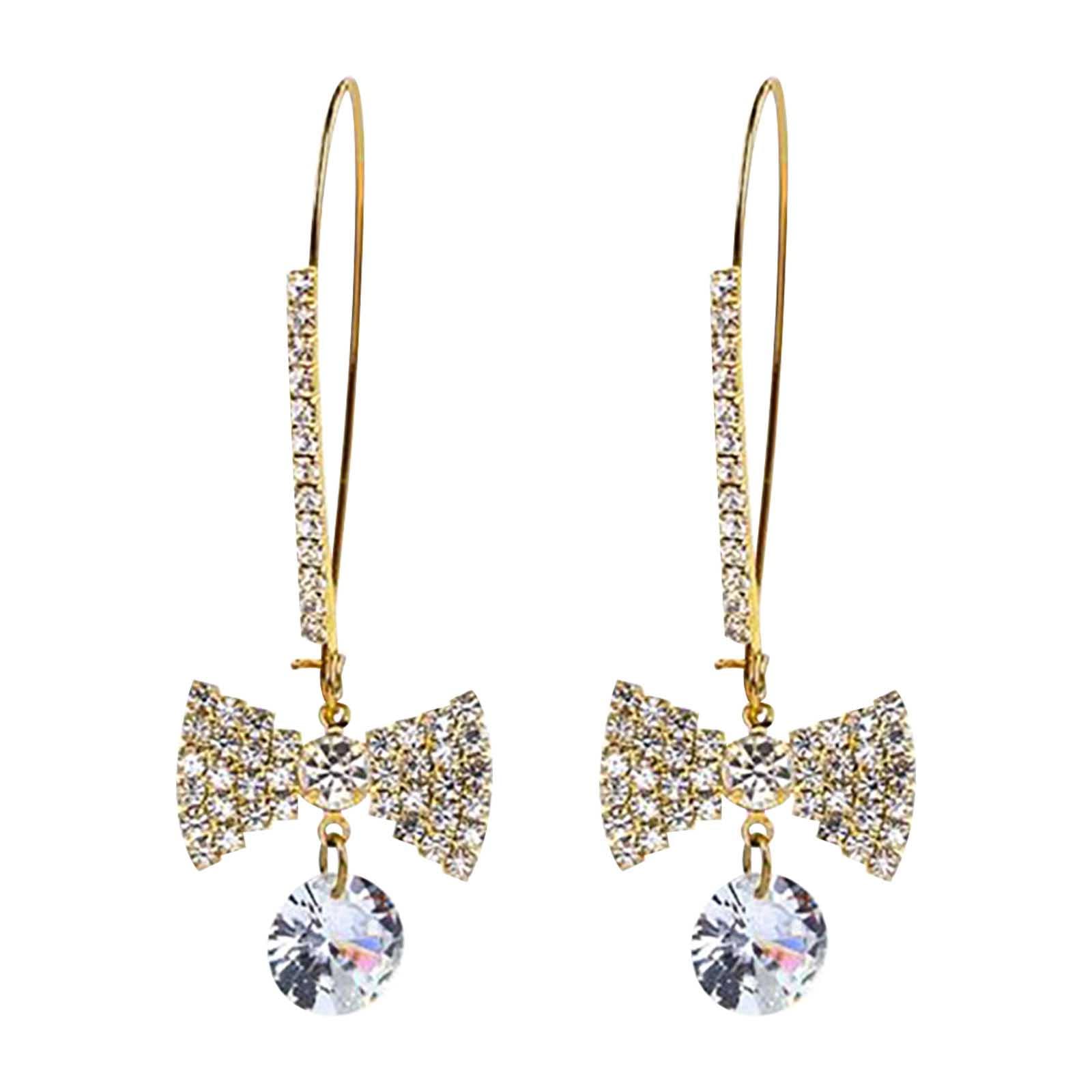 Trendy AGOUNOD Ear Cuffs for Women - Stylish Stud Earrings for Daily Wear, Birthday Gifts for Sister & Friends - Perfect for Parties, Work & Special Occasions (Color: A)