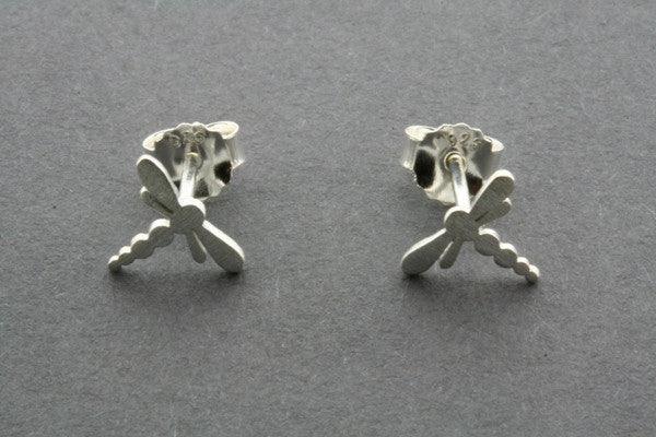 Dragonfly Stud Earrings Sterling Silver 925 - Elegant Jewelry for Women, Perfect for Everyday Wear & Special Occasions