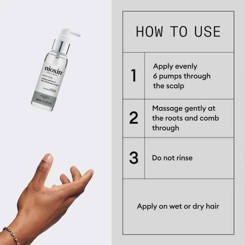Nioxin Density Defend Diaboost Hair Thickening Serum for Thinning Hair - Volumizing Treatment for Fine & Weak Hair - Perfect for Daily Use at Home & Salon