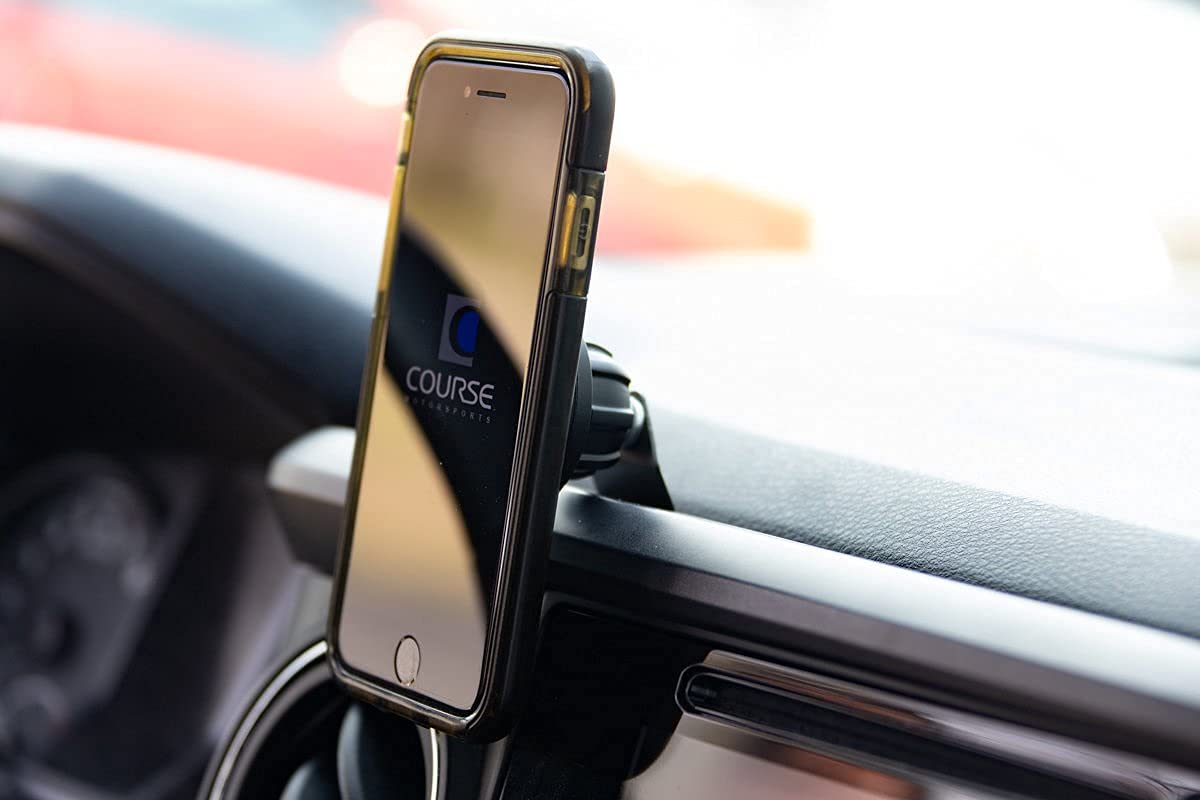 Course Motorsports DirectFit Wireless Charging Phone Mount for Toyota Tacoma (2016-2023) - Auto-Grip Car Phone Holder & Charger (Black) | Perfect for Hands-Free Navigation, Music Control & Safe Driving